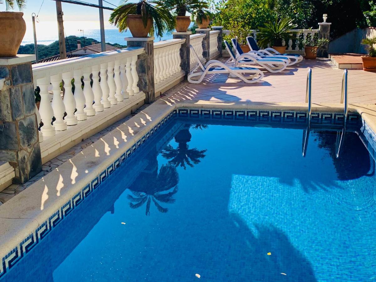 Mediterranean Villa Investingspain Sea View And Pool Lloret de Mar Exterior photo