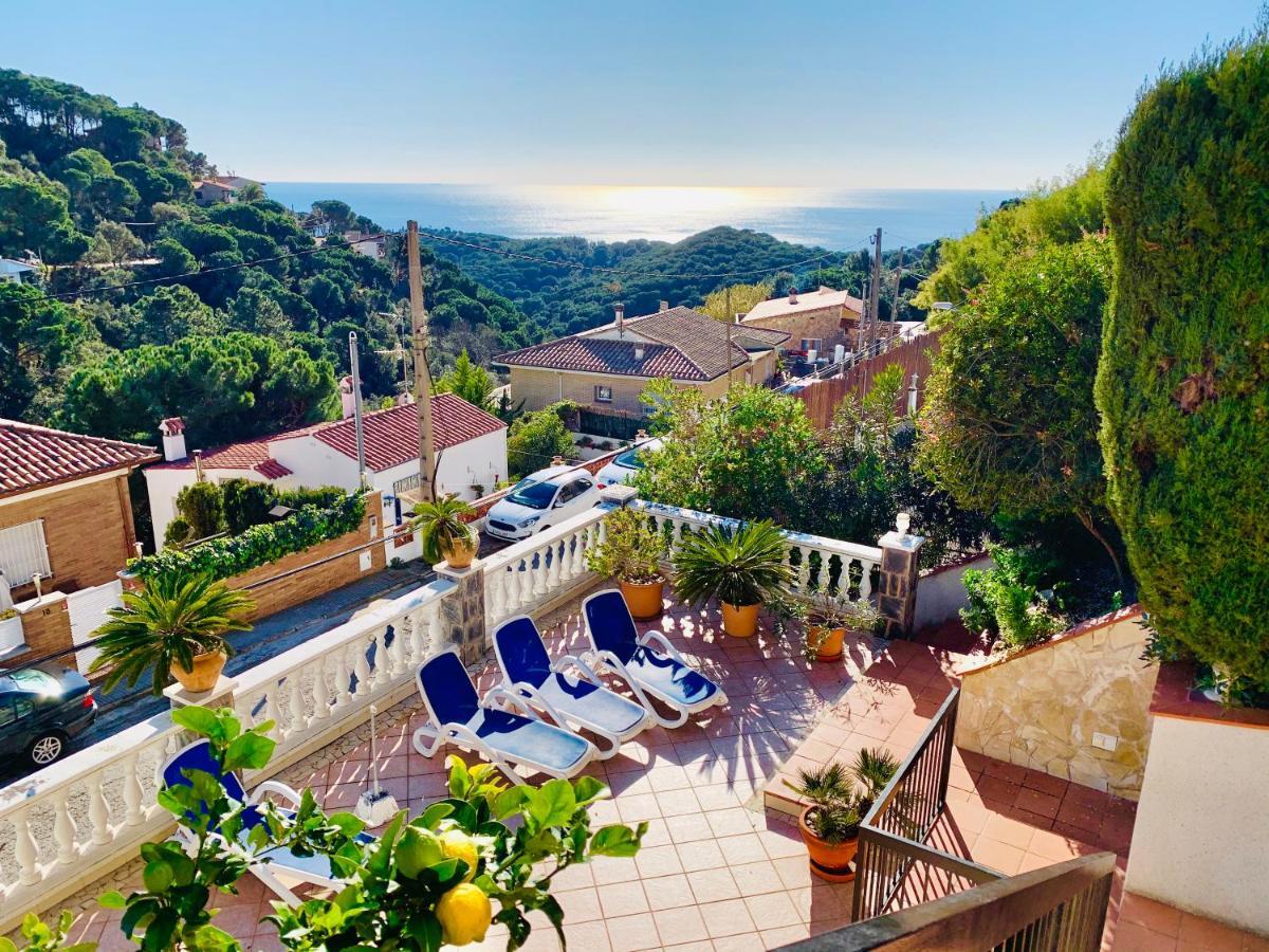 Mediterranean Villa Investingspain Sea View And Pool Lloret de Mar Exterior photo